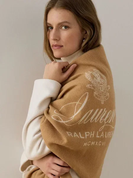 Шерстяной шарф Lauren Ralph Lauren