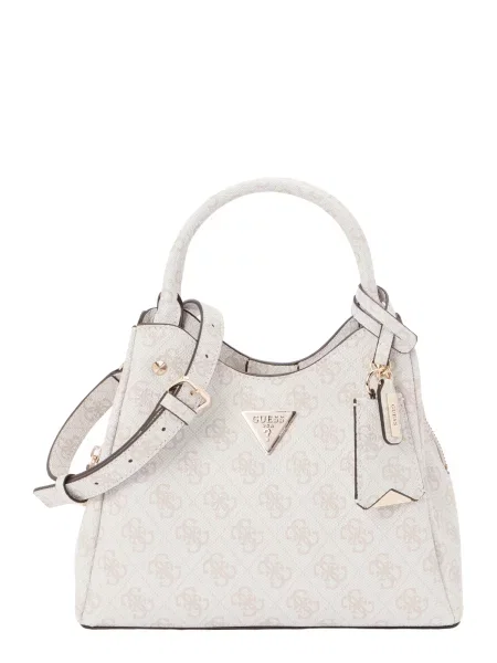 Guess Geantă Meridian II Crem alb