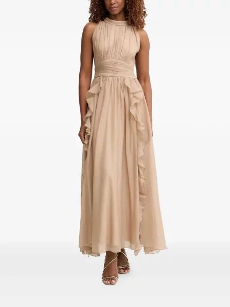 Rochie maxi Morgan cu volane