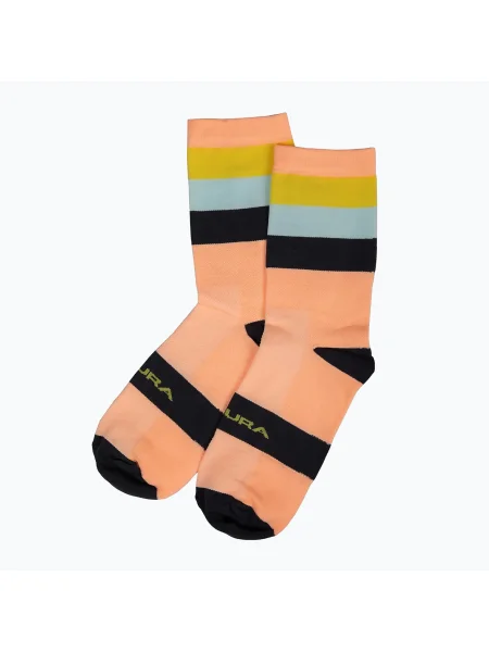 Șosete de ciclism pentru bărbați Endura Bandwidth peach neon