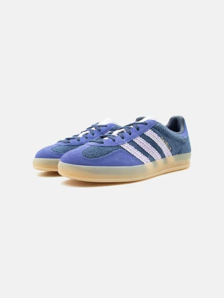 ADIDAS ORIGINALS Nízke tenisky GAZELLE INDOOR indigo / kráľovská / pastelovo fialová modrá