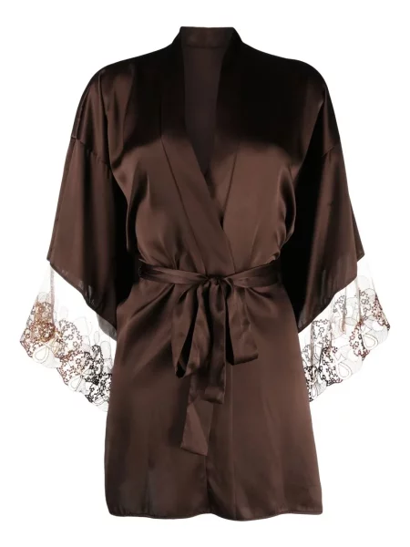 Rochie Ihuoma cu broderie maro