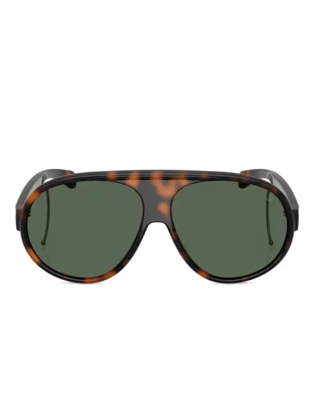 Ochelari de soare aviator Moncler Eyewear maro