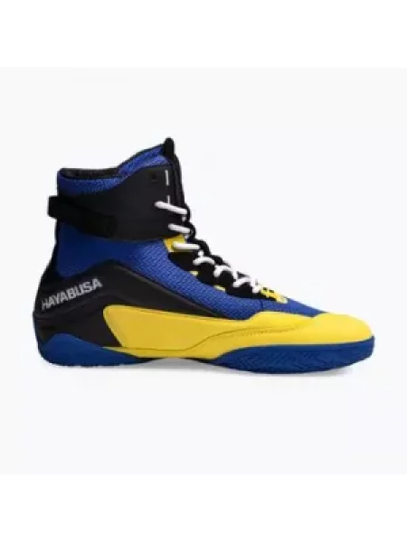 Боксерські кросівки Hayabusa Talon Boxing синьо-жовті жовті