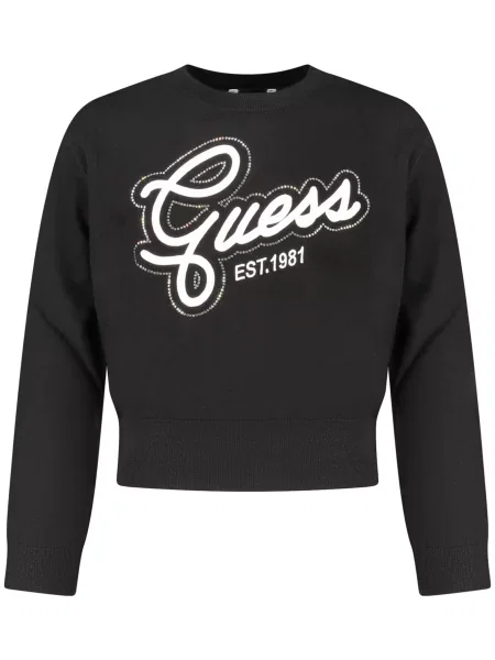 Gyerek szvetter Guess Jeans fekete