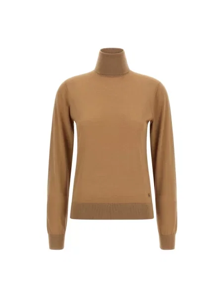 Sweter z golfem Dolce And Gabbana do golfa beżowy