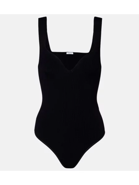 Body Alaïa tricotate negru