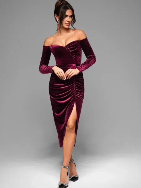 Rochie de seară Edoti de costum negru