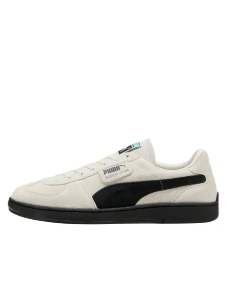Puma sneakersy zamszowe Super Team beżowy białe
