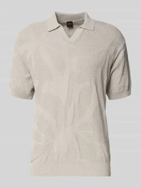 Koszulka polo o kroju relaxed fit z czystej bawełny model ASURFO' Boss Orange