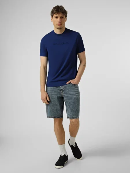 Джинсовые шорты Armani Exchange голубые