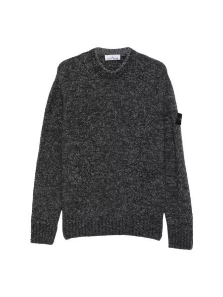 Sweter Stone Island z kamieniami szary