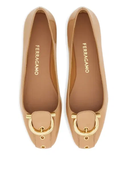 Balerini Ferragamo cu bretele