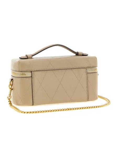 Nerka Tory Burch skórzana z paskiem beżowa