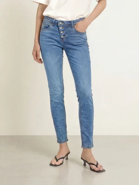 Buena Vista Džíny Malibu Cropped bright denim