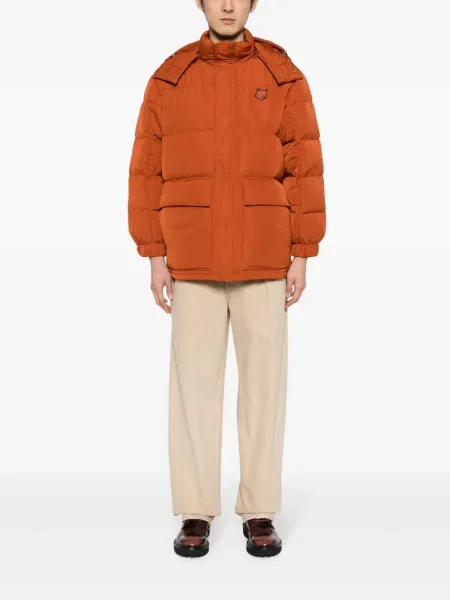 Paltas Maison Kitsuné oranžinė