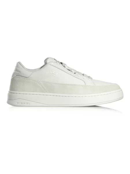Sneakersy Diesel skórzane białe