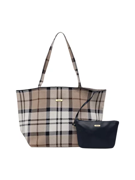 Barbour torebka shopper Layla beżowa