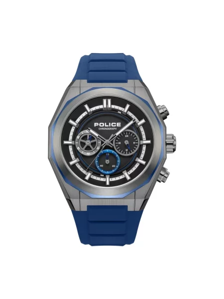 POLICE Analogové hodinky Chronograph Steward' modrá