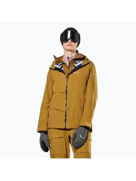 Geacă pentru femei Salewa Sella Free 3L Ptx golden brown auriu