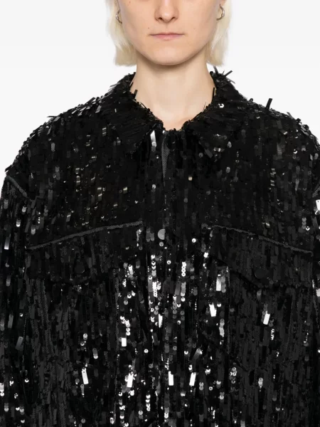 Geacă Quetsche cu paiete negru