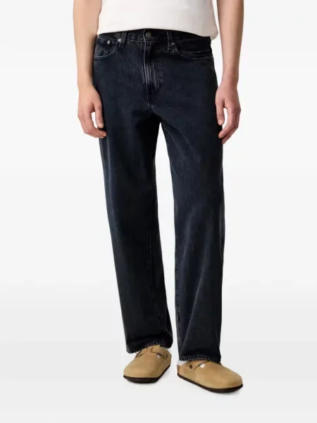 Decupat pantaloni Levi's® cu autograf cu talie înaltă alb