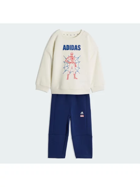 SPODNIE DREDSOWE ADIDAS MARVEL SPIDER-MAN beżowe