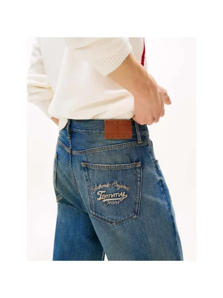 Blugi Tommy Jeans albastru