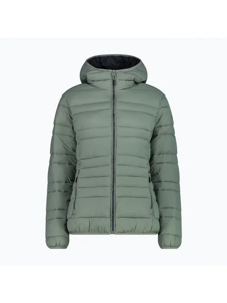 Дамско пухено яке CMP mineral зелено