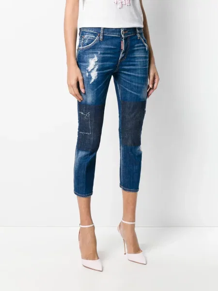 Decupat blugi Dsquared2 albastru