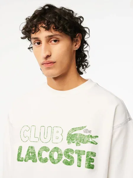 Свитшот Lacoste белый