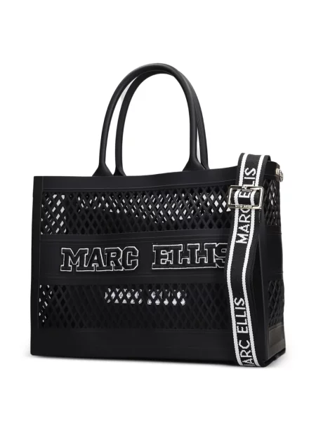 Шопинг чанта Marc Ellis без ток с автограф черно