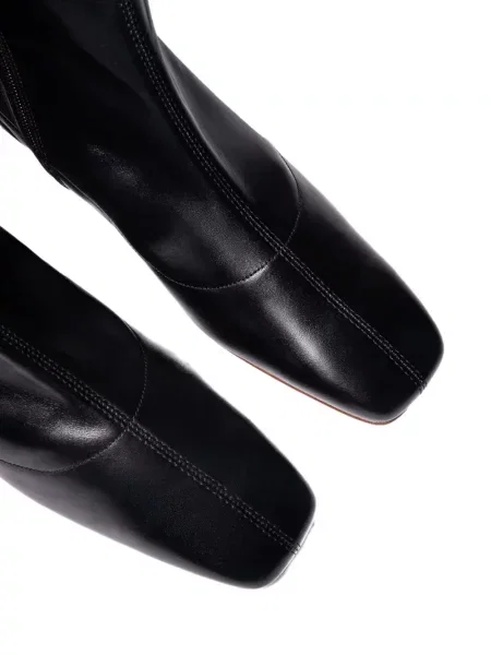 Botine By Far din piele negru