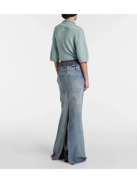 Spódnica jeansowa Maison Margiela niebieska