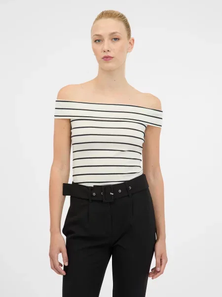 Tricou Orsay scurt alb