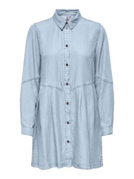 ONLY Rochie tip bluză ONLCHARIS denim albastru