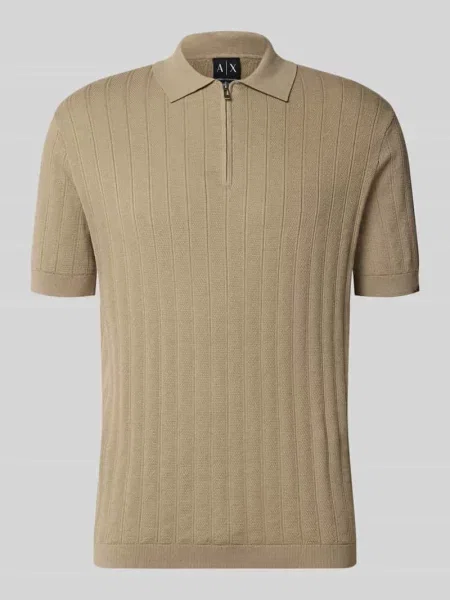 Armani Exchange Koszulki Mężczyzna L AX Knit Polo beżowy