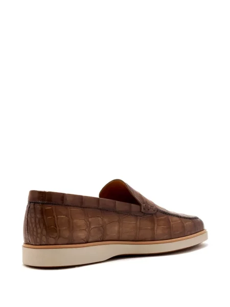 Pantofi loafer Magnanni din piele maro