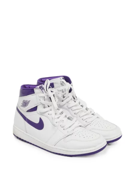 Sneakerși Jordan 1 Retro retro alb