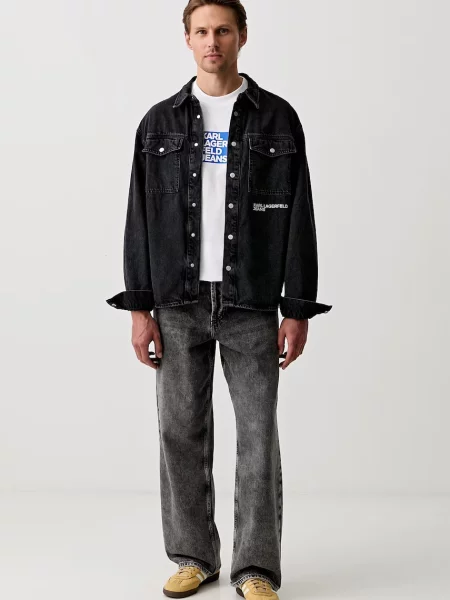 Karl Lagerfeld Jeans tričko pánske biela