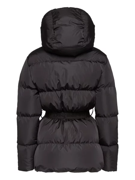 Paltas Dsquared2 dygsniuotas juoda
