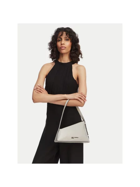 Kabelka Karl Lagerfeld Jeans bílá