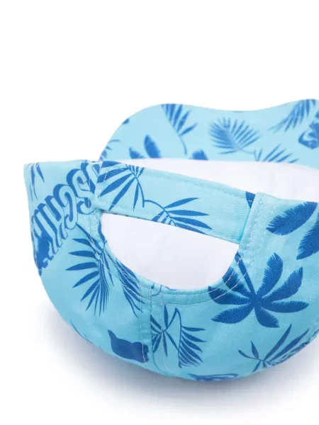 Czapka z daszkiem dziecięca Moschino niebieska
