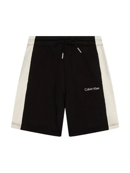 Pantaloni copii Calvin Klein Jeans negru