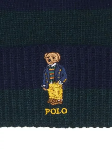 Ριγέ σκούφος Polo Ralph Lauren μπλε
