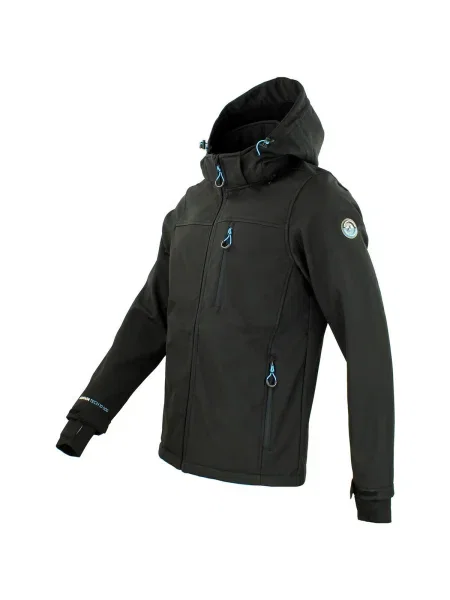 Geacă Peak Mountain softshell negru