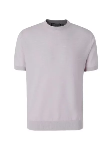 Scurt tricou Canali tricotate violet