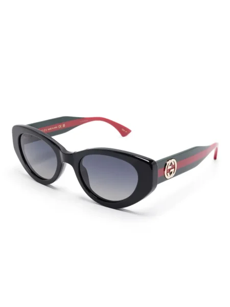 Ochelari de soare Gucci Eyewear cu dungi verde