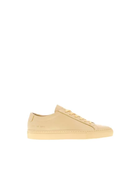 Sneakersy Common Projects skórzane żółte