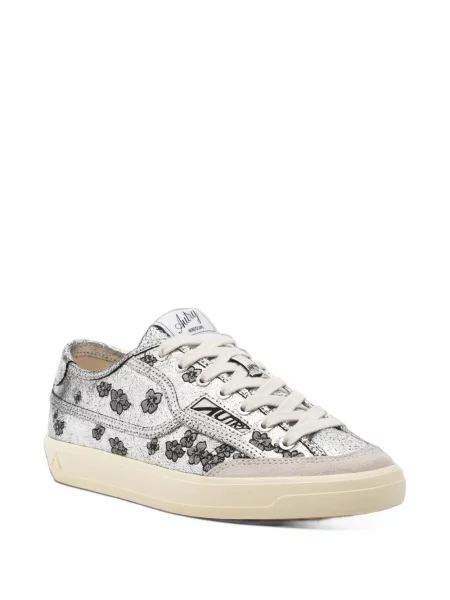 Δερμάτινα φλοράλ sneakers Autry με σχέδιο